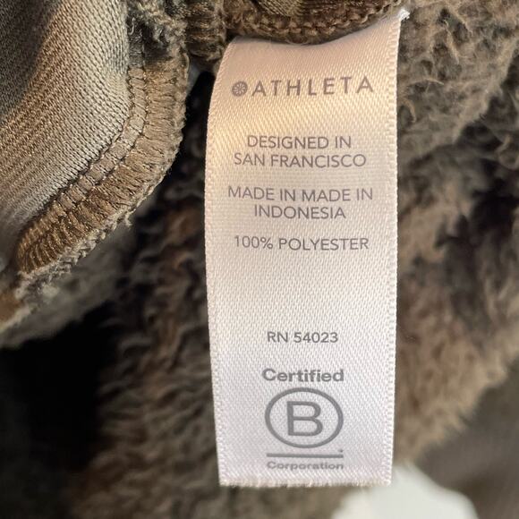 Athleta Talus Sherpa Half Zip in Olive Green - size XS - Picture 11 of 11